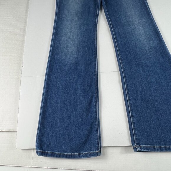 Letter To Juliet Jeans Womens 28x30* Bambino Boot Cut Mid Rise Blue Denim Tag 25 - Picture 7 of 16